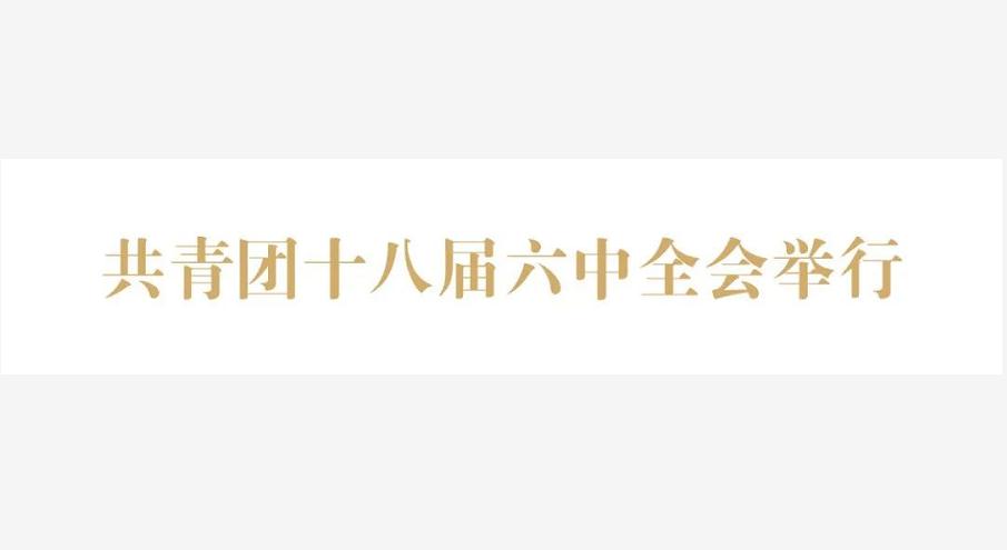 共青团十八届六中全会举行